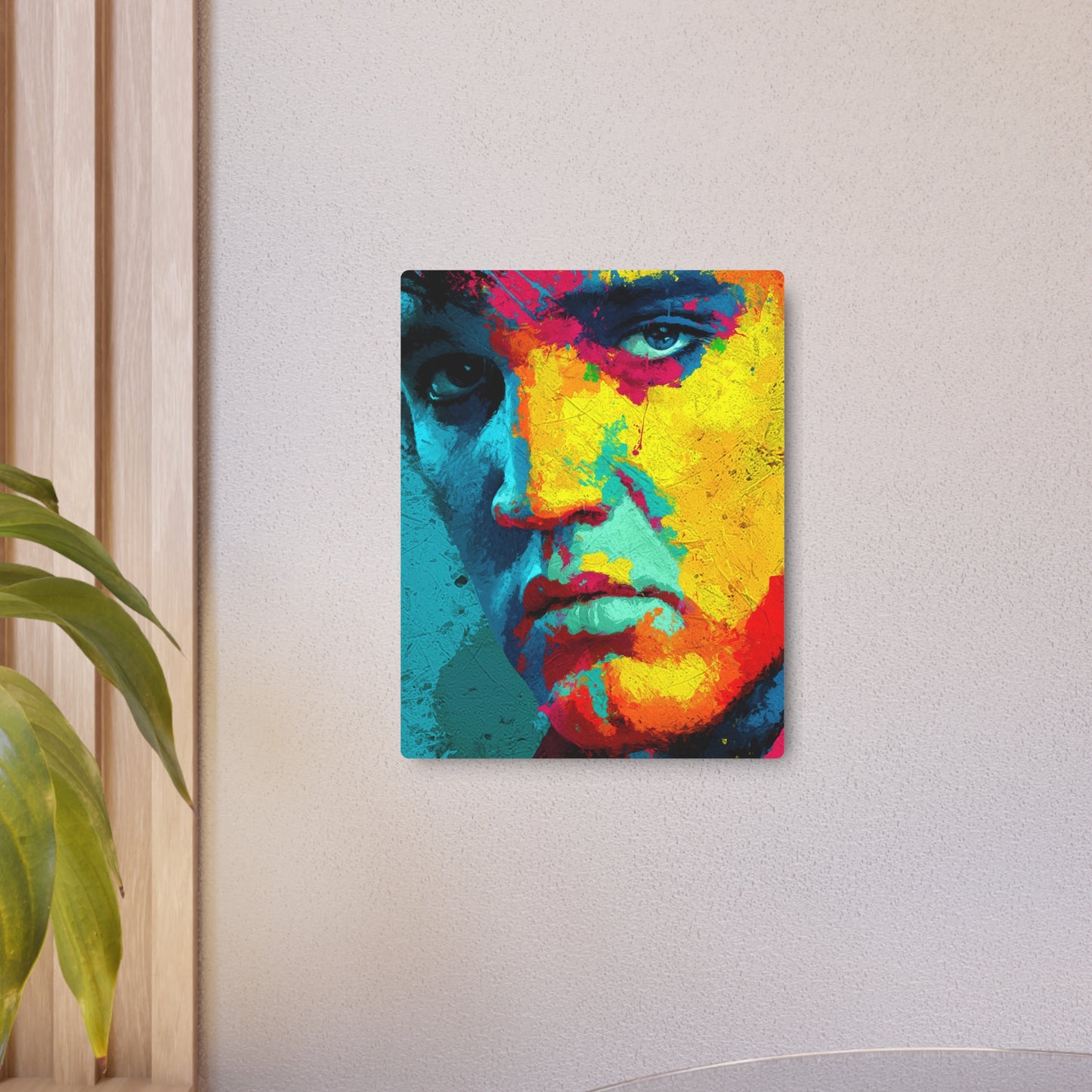 Eye-Catching Elvis Presley Pop Art Trendy Metal Wall Sign