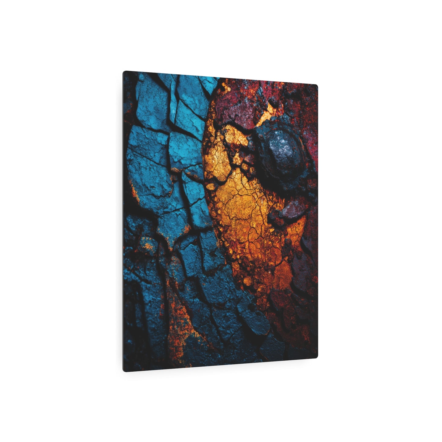 Rustic Beauty Surreal Wall Art Sign – Vibrant Colors, Metal Texture