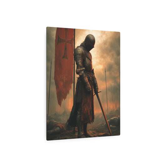 Imposing Gothic Knight Metal Wall Art by Craig Mullins — A Digital Painting Extravaganza - Metal Wall Art Print