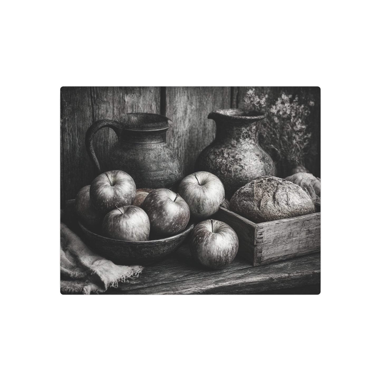 Blue Hour Rustic Shelf Nook Wall Art - Still Life Metal Sign