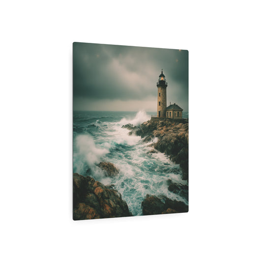 Coastal Lighthouse Metal Wall Art - Add a Nautical Touch to Your Home - Metal Wall Art Print