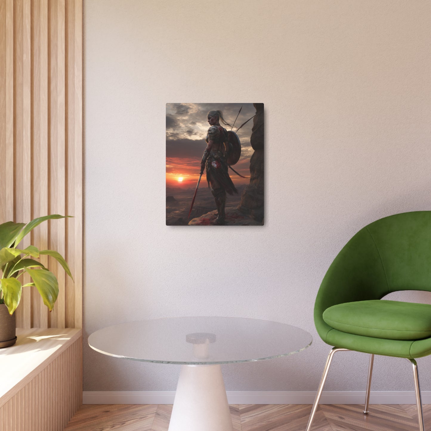 Enchanting Wizard Metal Wall Art - White-bearded, Hooded, Magical Déco