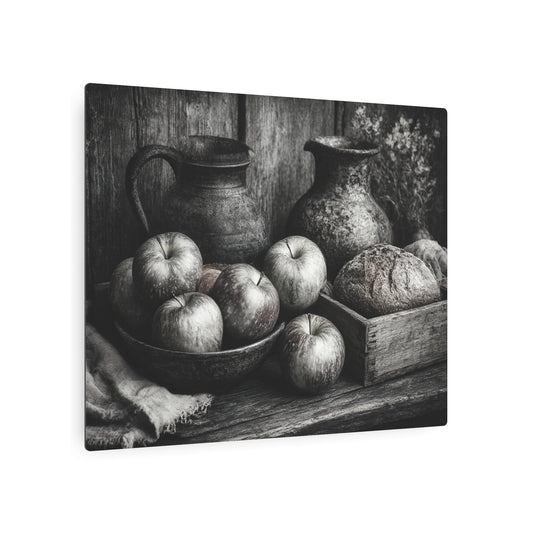 Blue Hour Rustic Shelf Nook Wall Art - Still Life Metal Sign - Metal Wall Art Print