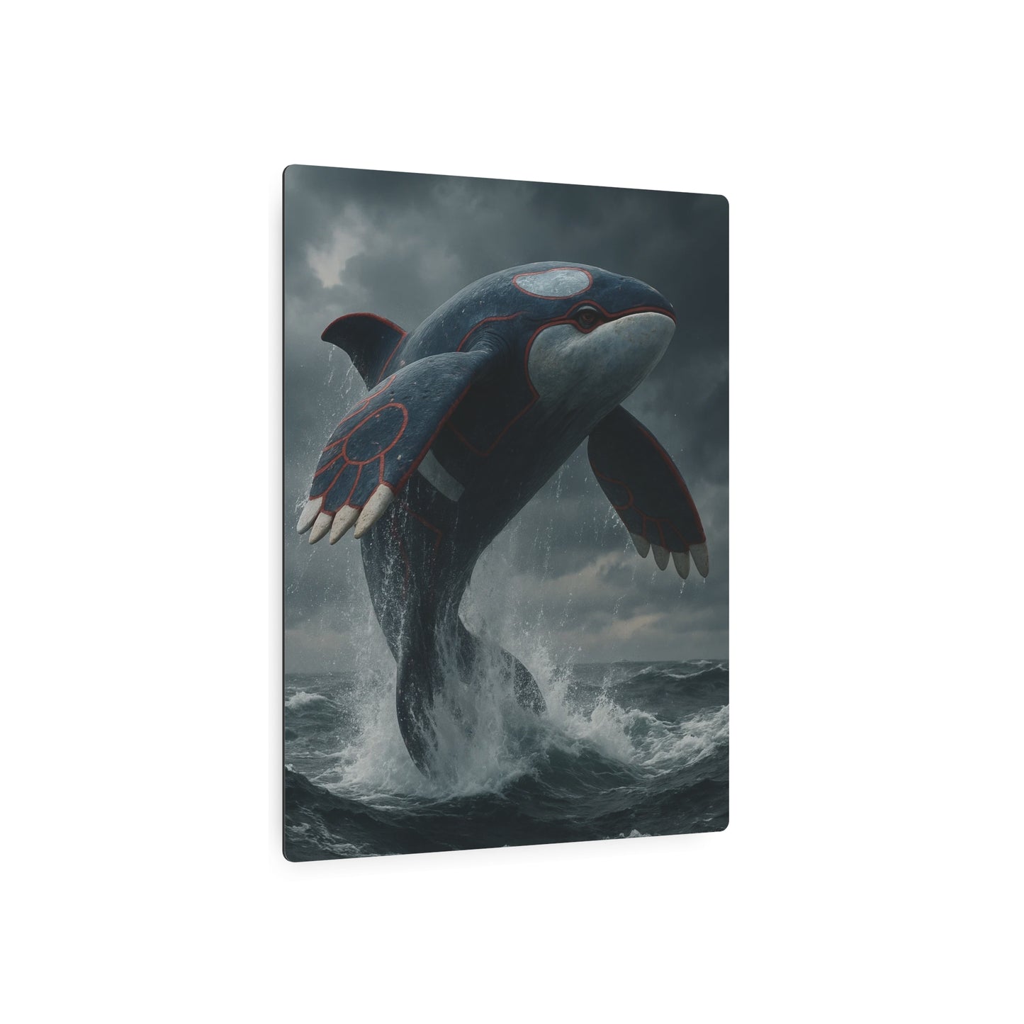 Spectacular Kyogre Pokemon Metal Wall Art | Legendary Water Theme Décor