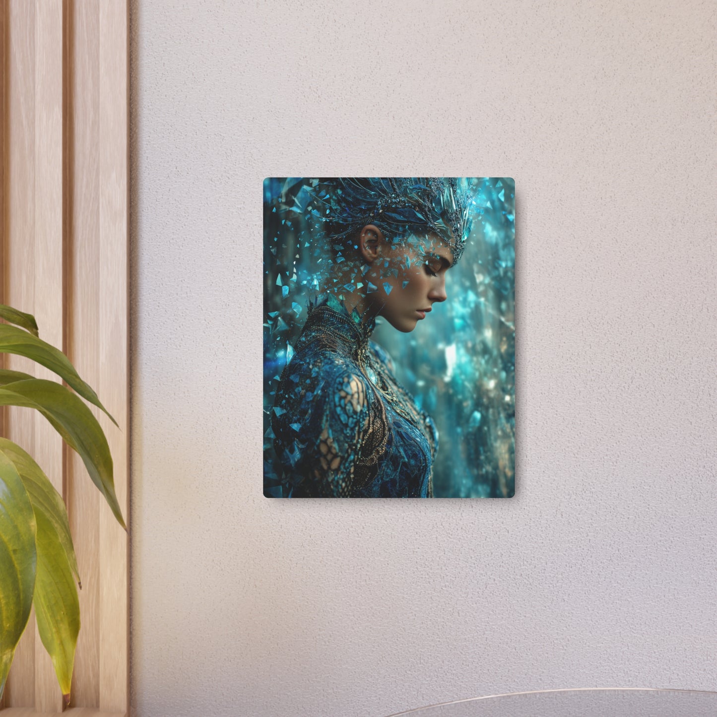 Galactic Royalty Wall Art: 8K Photorealistic Metal Wall Art Sign