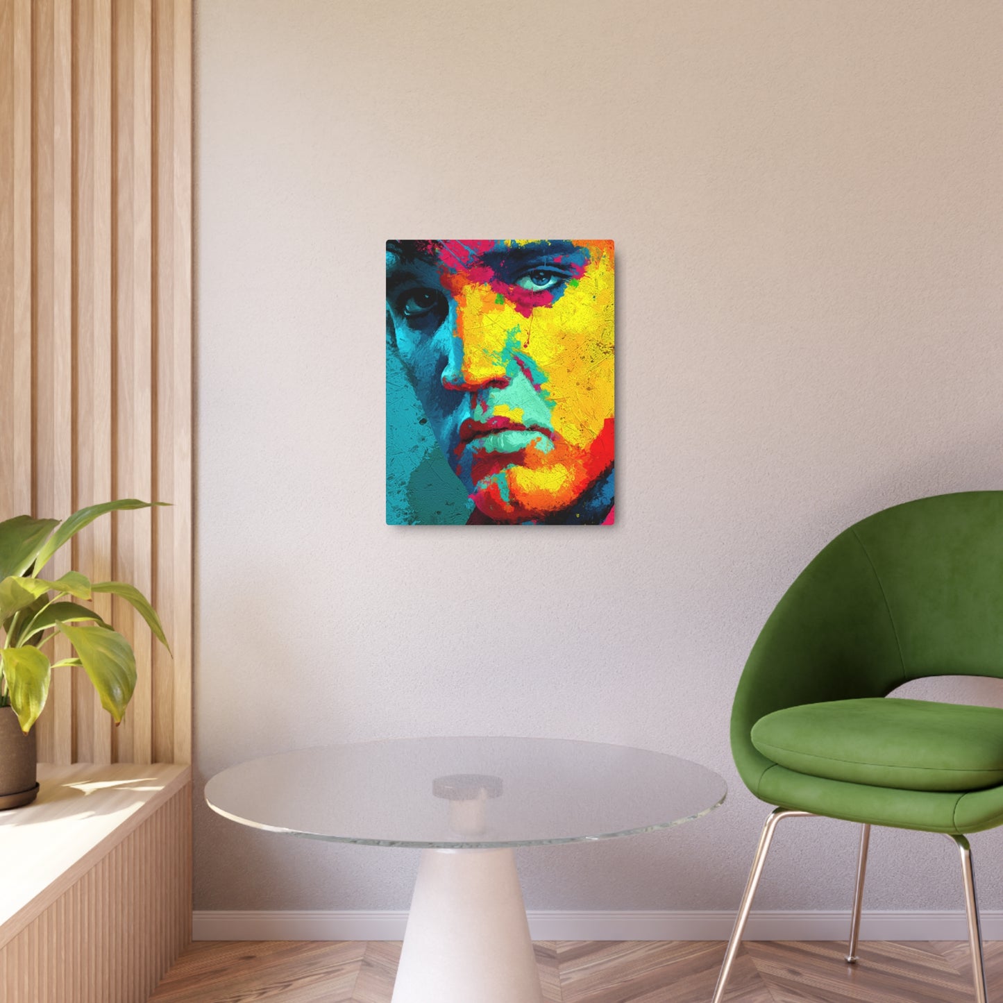 Eye-Catching Elvis Presley Pop Art Trendy Metal Wall Sign
