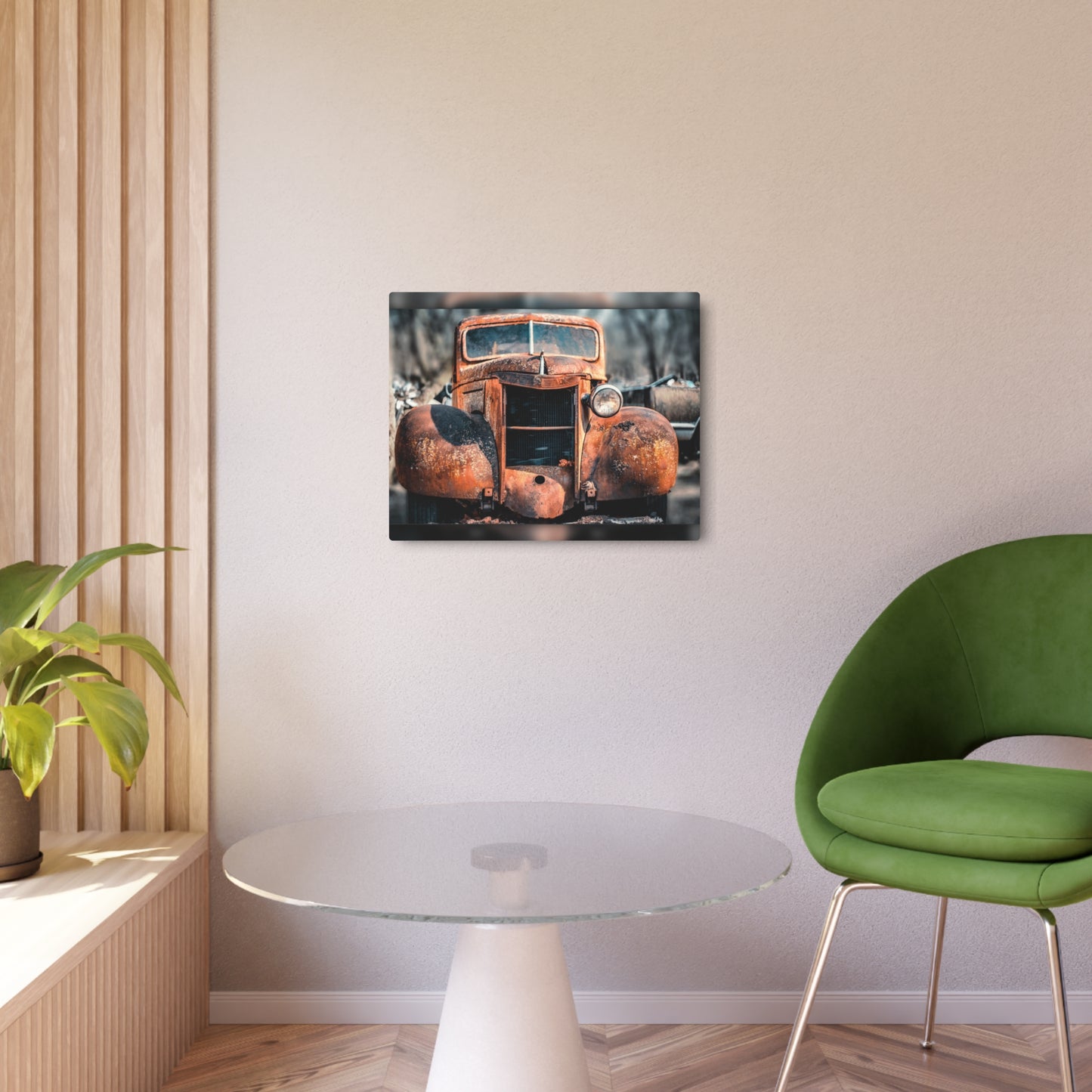Rustic Vintage Car Metal Wall Art | Classic Auto Relic Décor