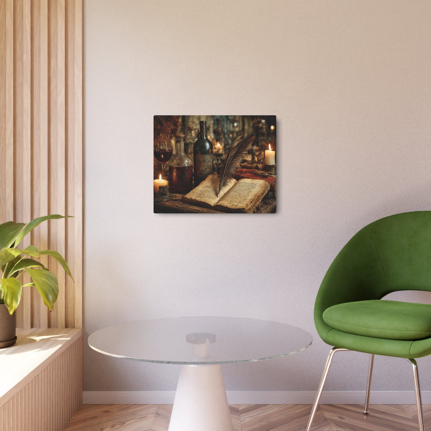 Vintage Still-Life Photography Sunset Metal Wall Art Sign