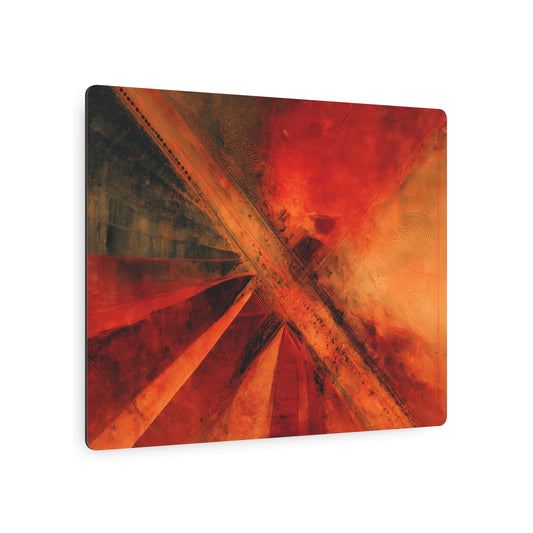 Mark Rothko Abstract Bird Metal Wall Art – Elegant Architectural Decor - Metal Wall Art Print