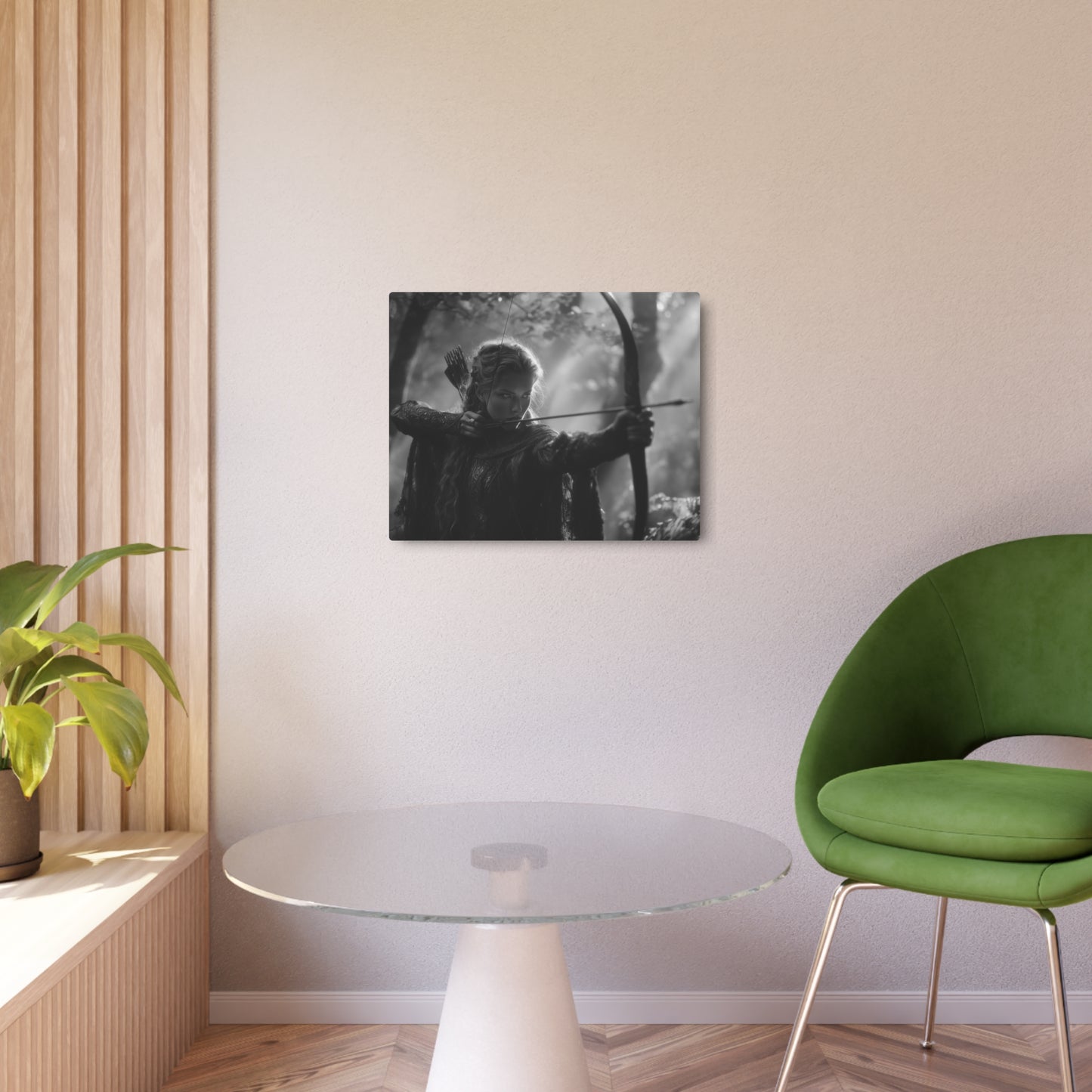 Metal Art Sign - Elven Archer Editorial Photography Feature Shoot Design