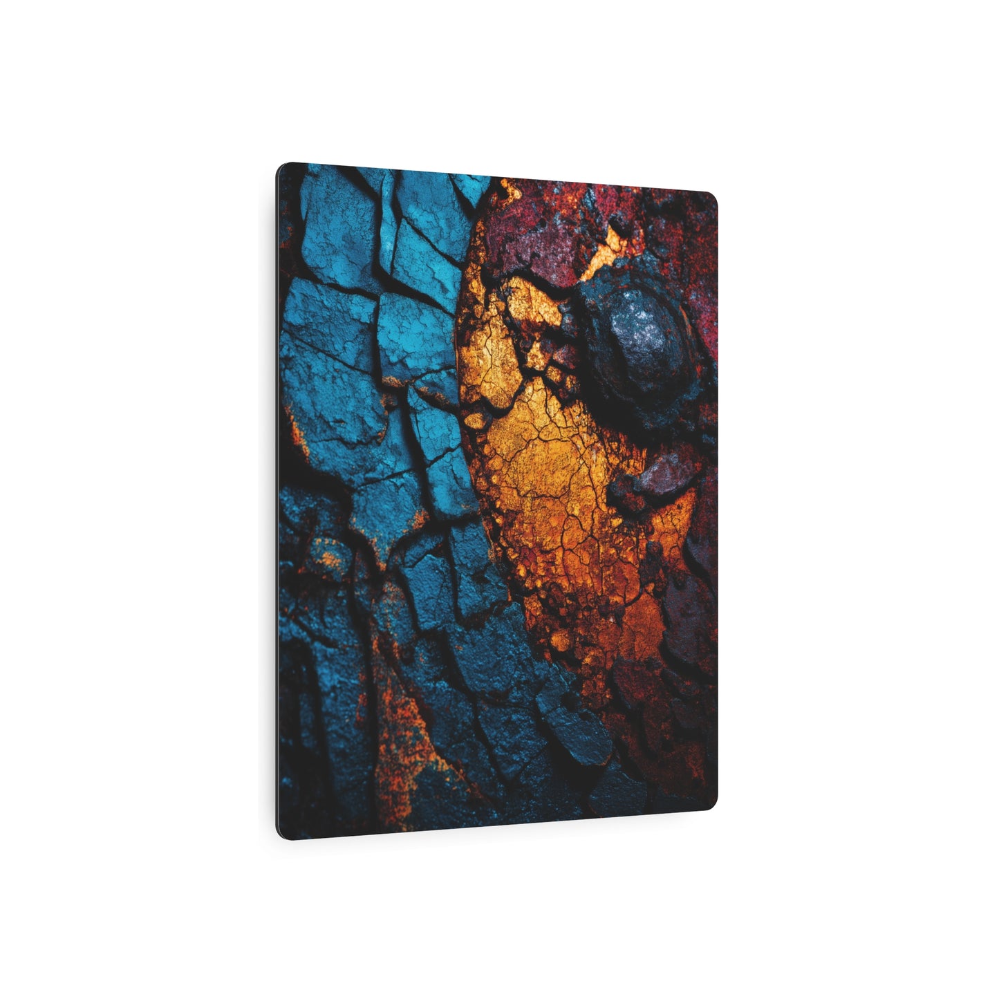 Rustic Beauty Surreal Wall Art Sign – Vibrant Colors, Metal Texture