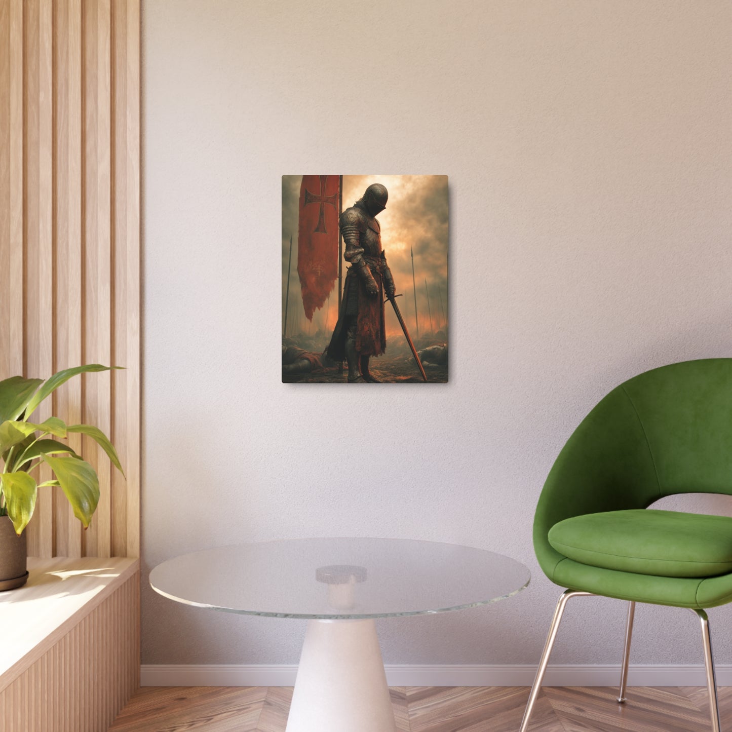 Imposing Gothic Knight Metal Wall Art by Craig Mullins — A Digital Painting Extravaganza
