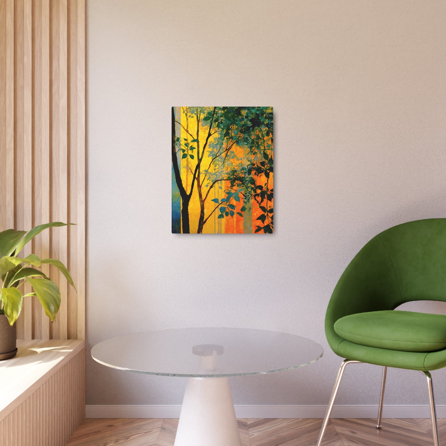 Rothko-Styled Abstract Acrylic Metal Wall Art - Chic Home Decor