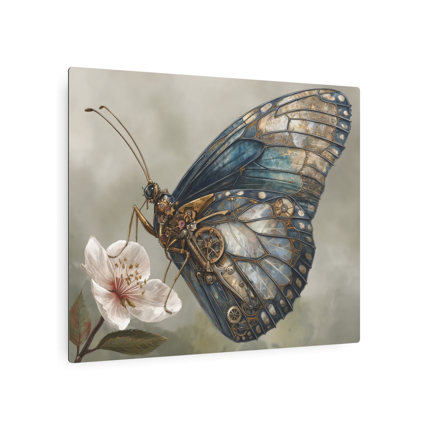 Steampunk Wildlife Metal Wall Art - Over The Shoulder Art Print