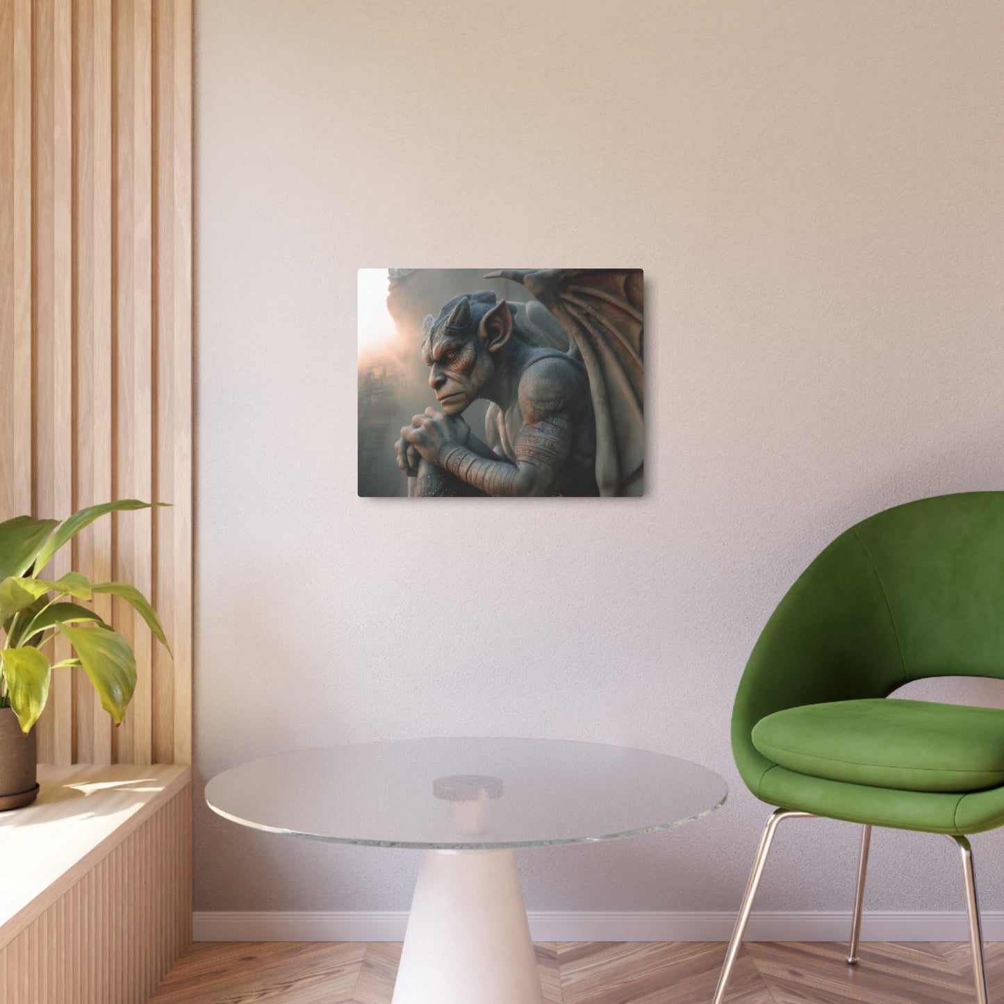 Gothic Gargoyle Metal Wall Art inspired by Aaron Griffin’s Style