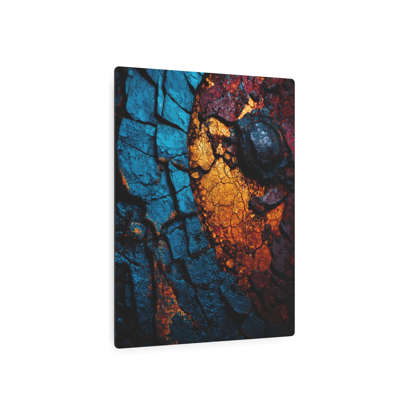 Rustic Beauty Surreal Wall Art Sign – Vibrant Colors, Metal Texture
