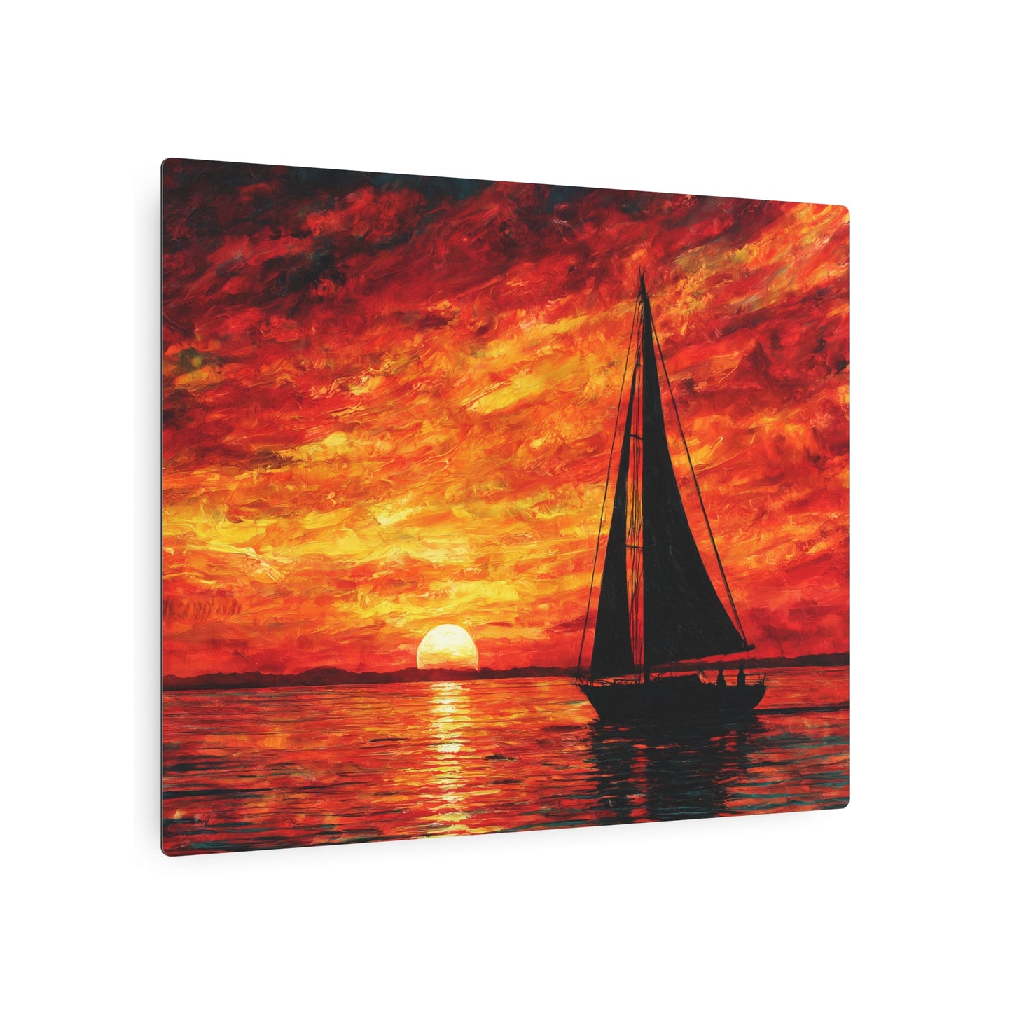 Stunning David Hockney Style Nautical Metal Wall Art | Marine