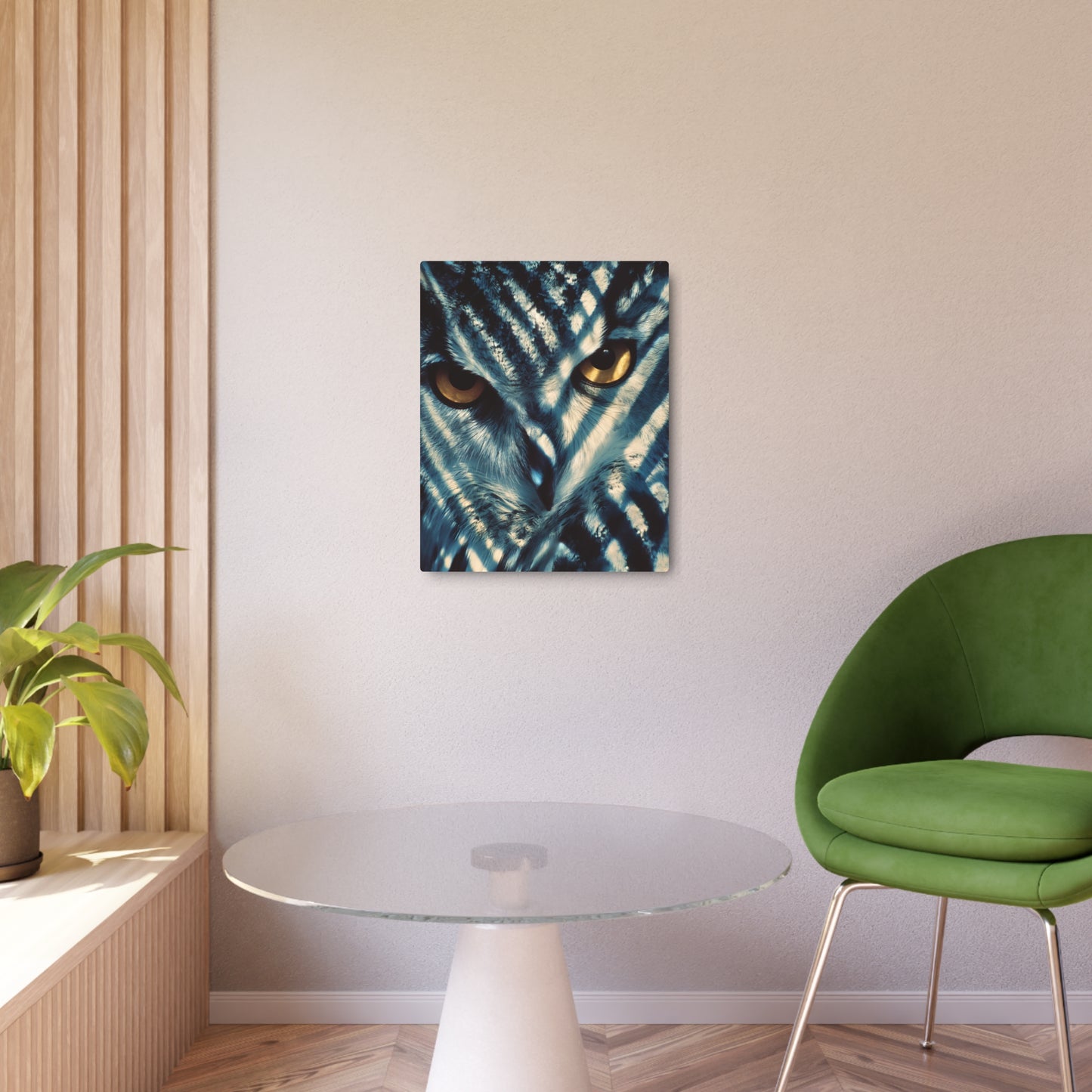 Stunning Abstract Malevich Metal Wall Art | High Angle Underlighting Photography