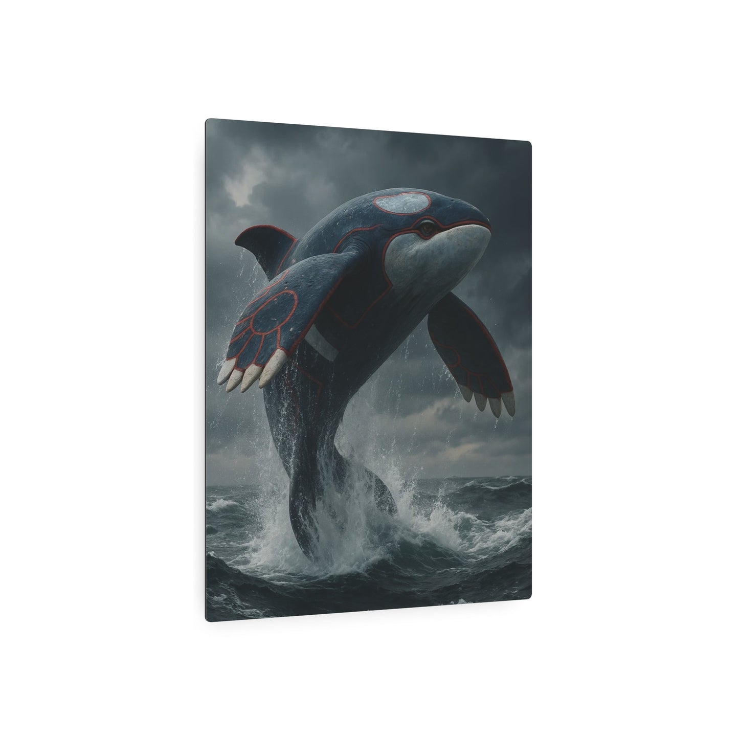 Spectacular Kyogre Pokemon Metal Wall Art | Legendary Water Theme Décor