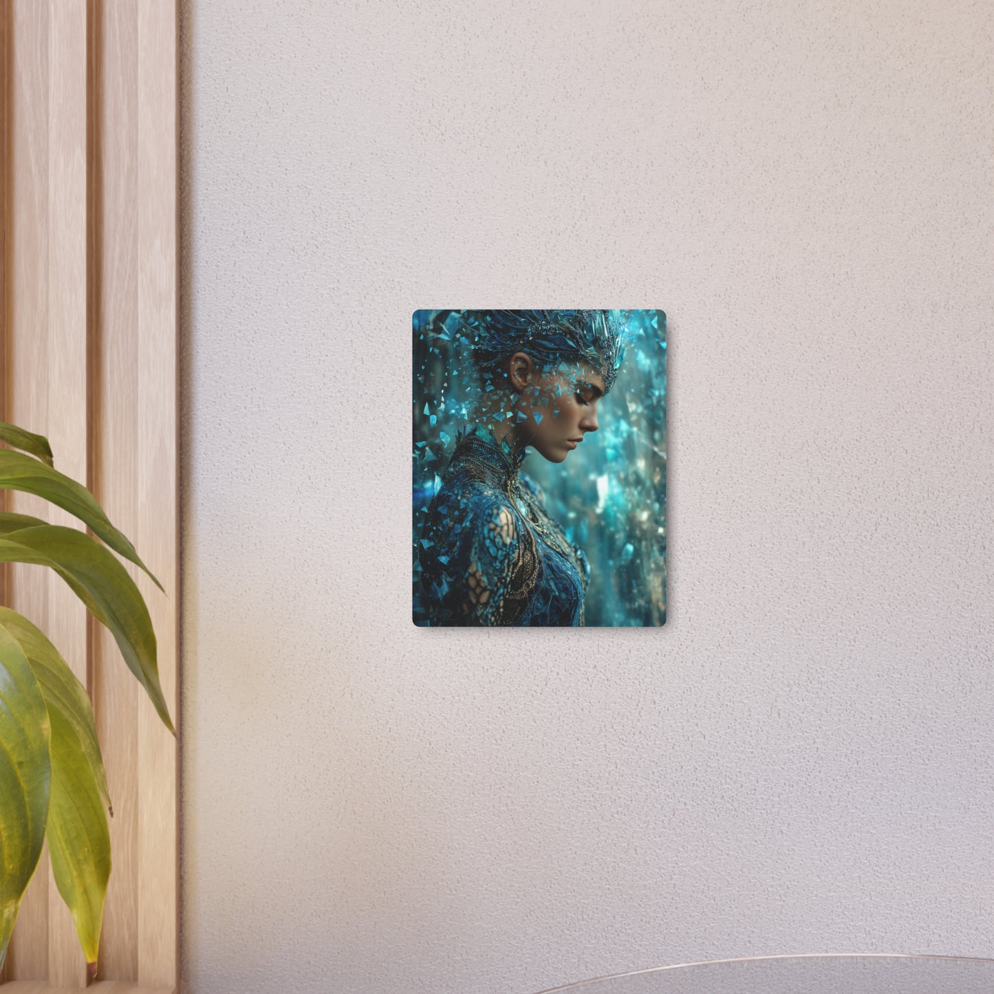 Galactic Royalty Wall Art: 8K Photorealistic Metal Wall Art Sign