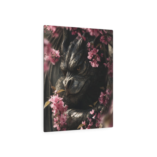 Gothic Gargoyle Metal Wall Art in Aaron Griffin Art Style - Metal Wall Art Print