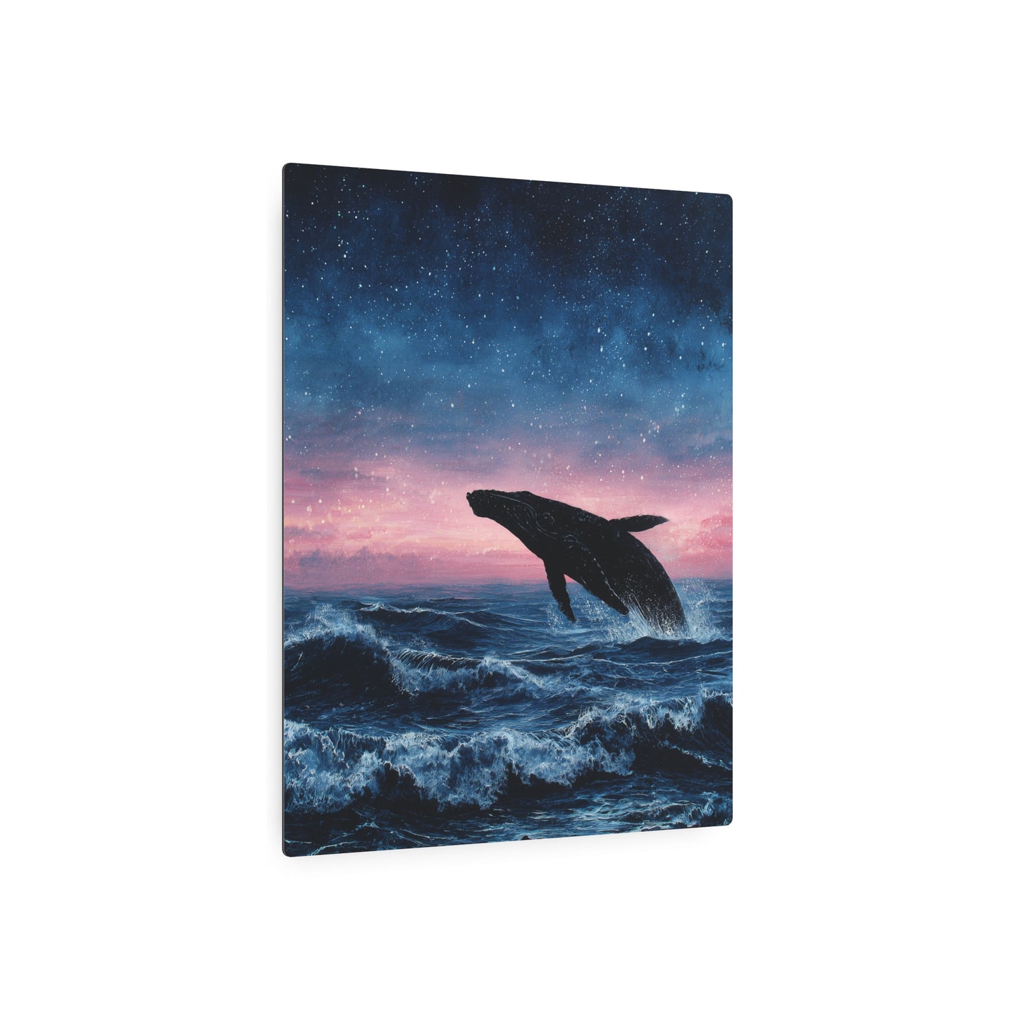 'David Hockney Inspired Metal Wall Art - Nautical Acrylic Type Painting Reprint
