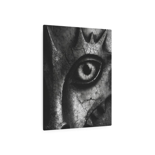 Stunning Gothic Gargoyle Wall Art in Joan Miró Abstract Metal Sign - Metal Wall Art Print