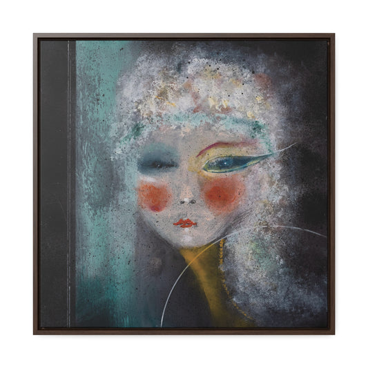 Empowering Asian-Inspired Art - 'Let Me Be Me' by Asia Popinska - Unique Woman's Portrait on Floating Gallery Canvas - Metal Wall Art Print