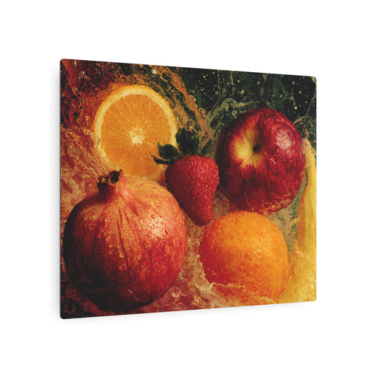 Dutch Inspired Willem De Kooning Abstract Fruit Metal Wall Art - Metal Wall Art Print