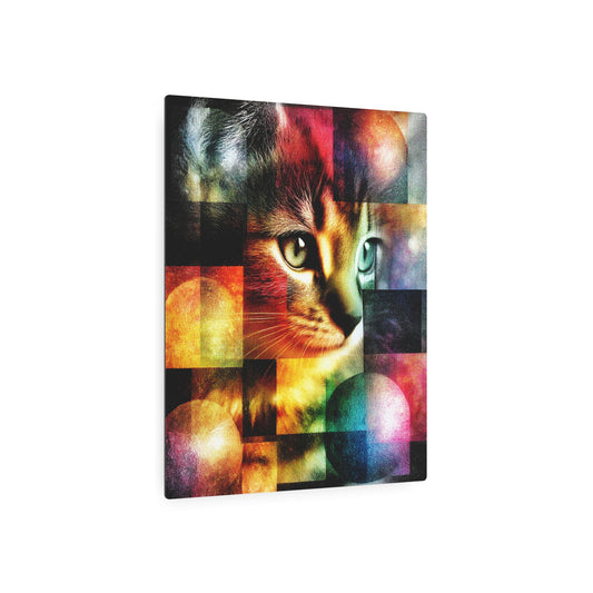 Abstract Pet Stormy Prints - Metal Wall Art in Kazimir Malevich Style - Metal Wall Art Print