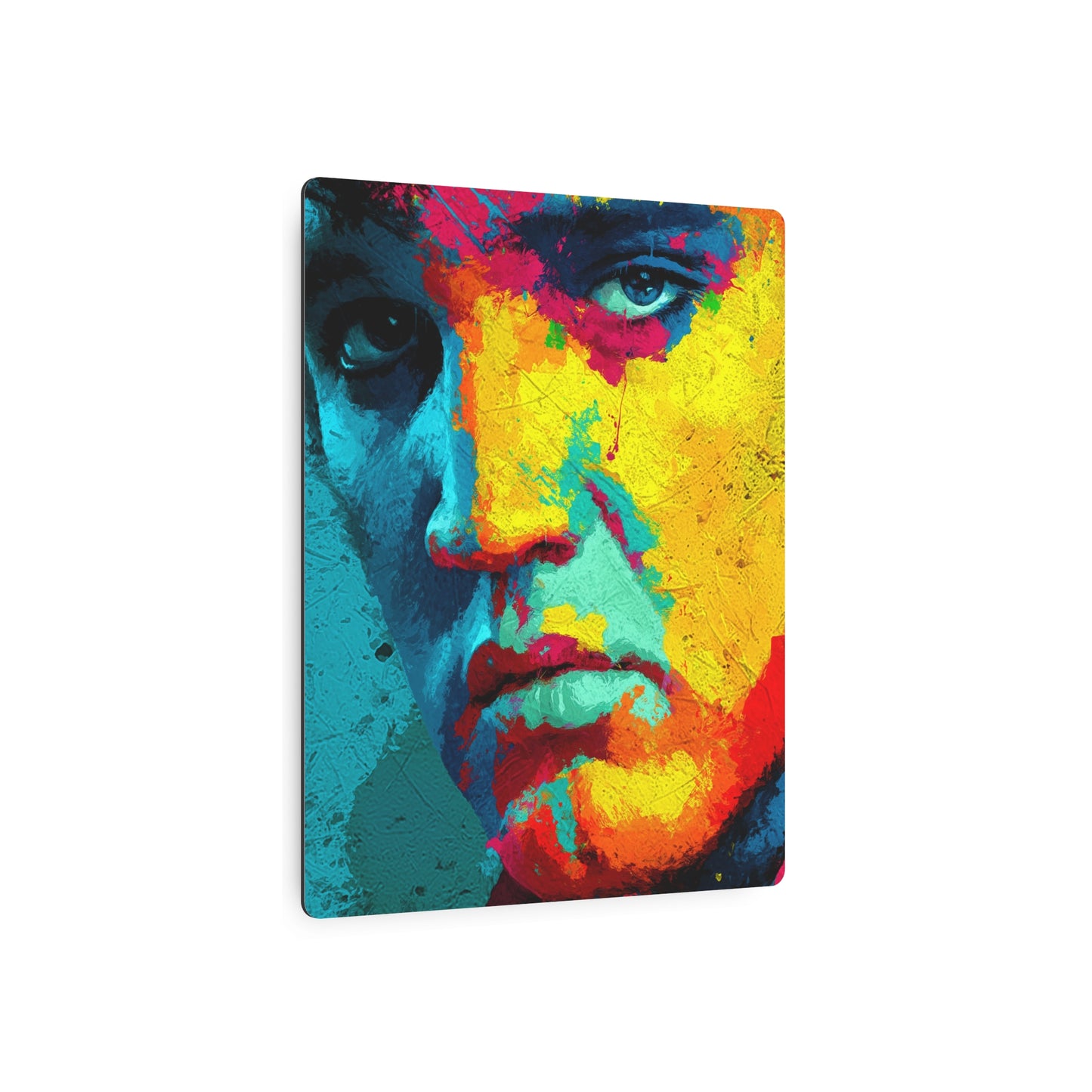 Eye-Catching Elvis Presley Pop Art Trendy Metal Wall Sign