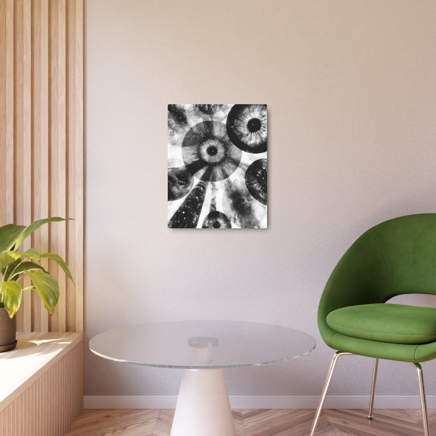 Unique Kazimir Malevich-Style Abstract Metal Wall Art