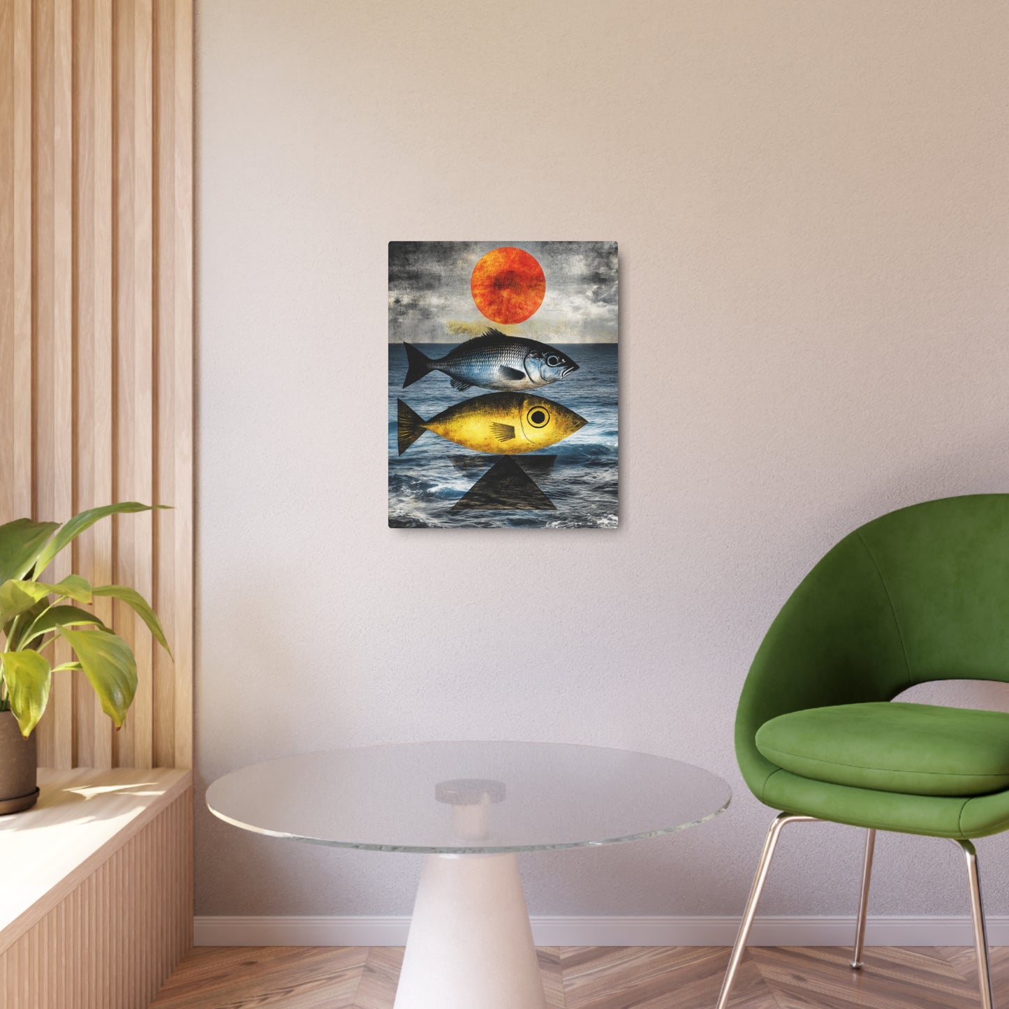 Joan Mira Style Wall Art - Nautical Marine Metal Décor
