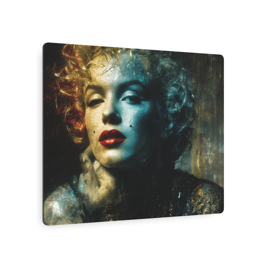 Marylyn Monroe Dutch Angle Pop Art Metal Wall Art Sign - Kodak Ektachro Artwork - Metal Wall Art Print
