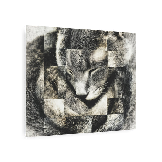 Abstract Metal Wall Art Sign | Kazimir Malevich Inspired Pets Theme - Metal Wall Art Print