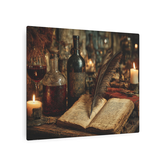 Vintage Still-Life Photography Sunset Metal Wall Art Sign - Metal Wall Art Print