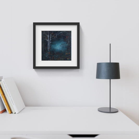 For the Love of Blue on Canvas - Asia Popinska - Metal Wall Art Print