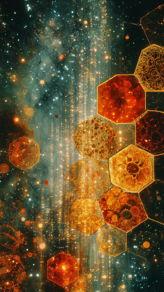 Free iPhone Backgrounds - Jackson Pollock Inspired - Metal Wall Art Print