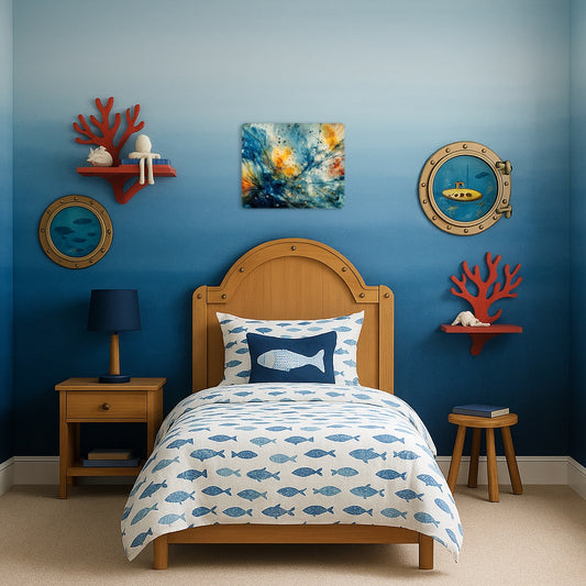 Jasper Johns-Inspired Metal Wall Art - Encaustic Print Decor - Metal Wall Art Print