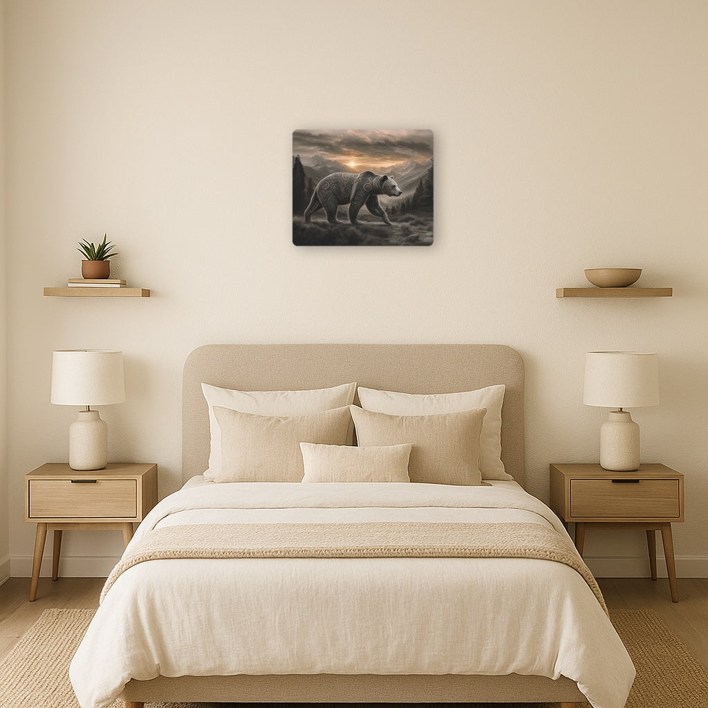 Sunrise Low: Steampunk Wildlife Metal Wall Art Sign