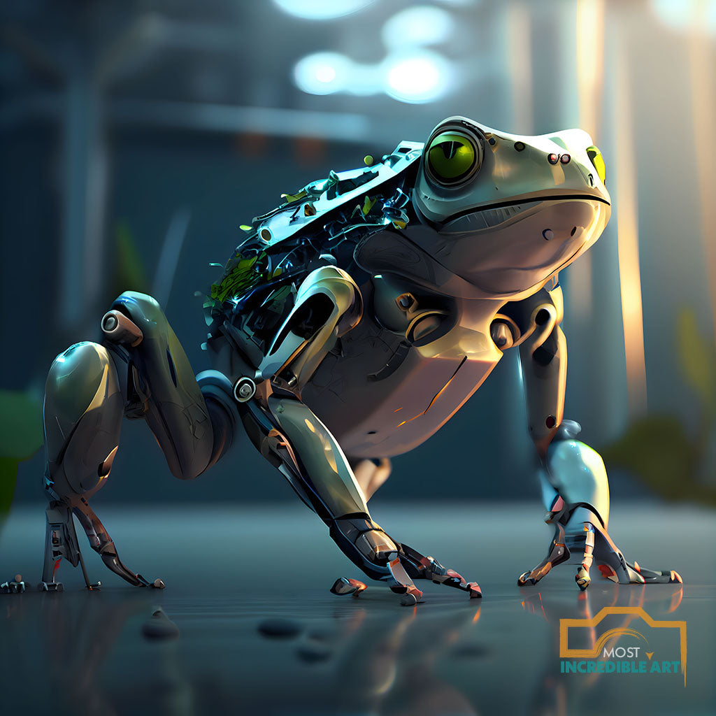 A lifelike robotic frog walking – Most Incredible Art