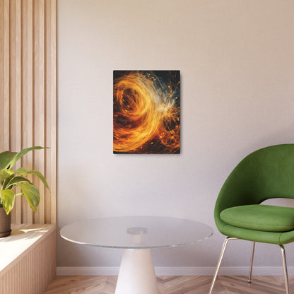 Kazimir Malevich-Style Metal Art Abstract Wildlife Decor