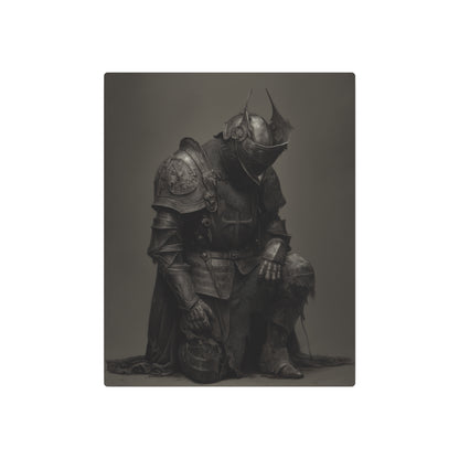 "Last Stand" Medieval Knight Metal Wall Art - Full Plate Armour Decor