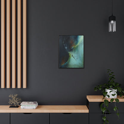 Connection Through Exploration - Reproduction of an Original Gallery Wrapped Canvas Print, Asia Popinska