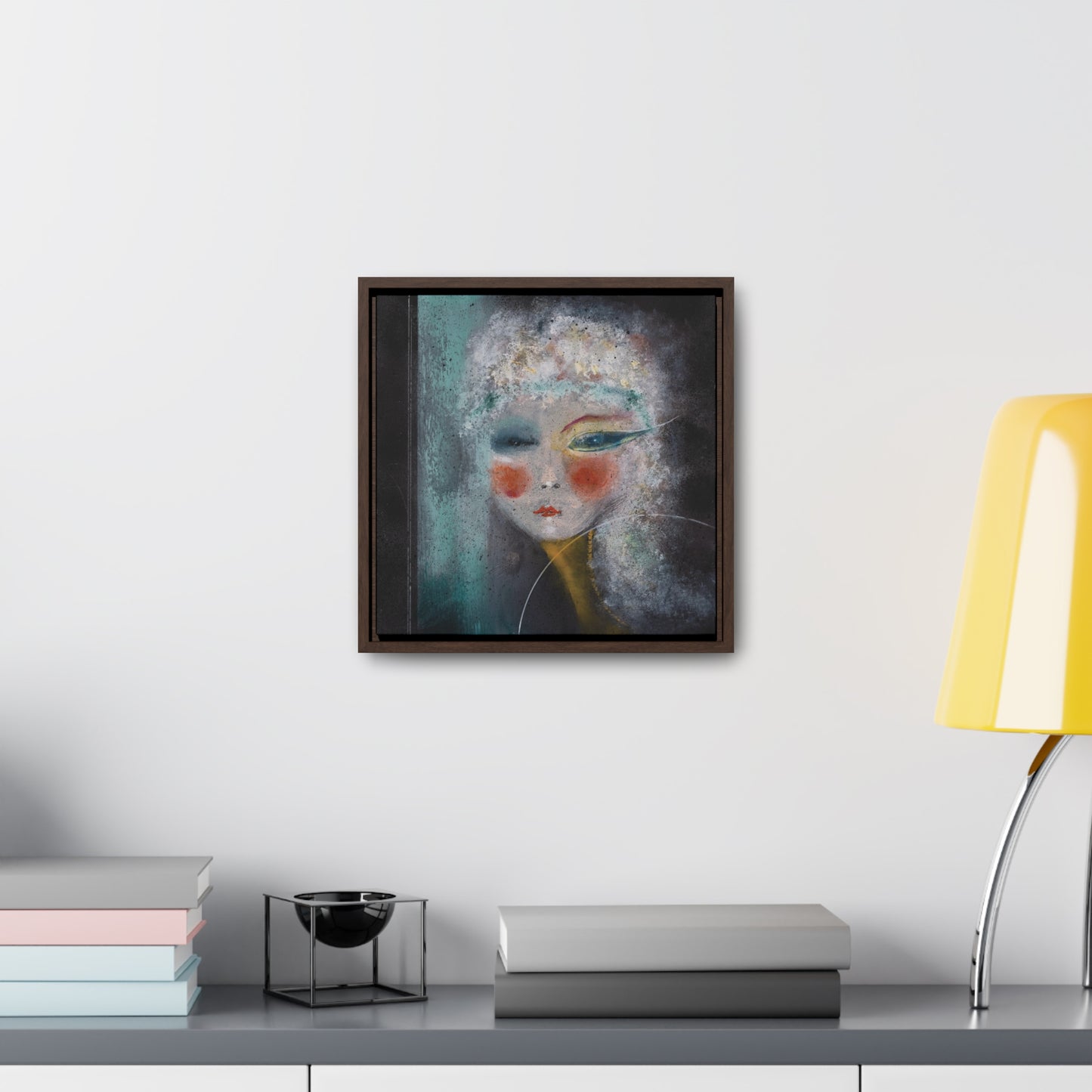 Empowering Asian-Inspired Art - 'Let Me Be Me' by Asia Popinska - Unique Woman's Portrait on Floating Gallery Canvas