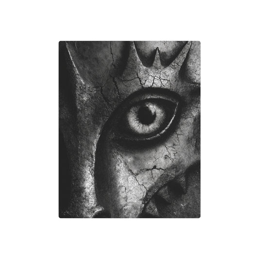 Stunning Gothic Gargoyle Wall Art in Joan Miró Abstract Metal Sign - Metal Wall Art Print