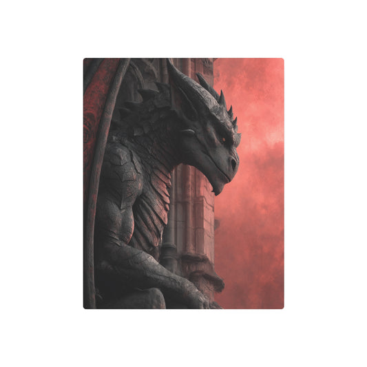 Aaron Griffin Inspired Gothic Gargoyle Metal Wall Art - Metal Wall Art Print