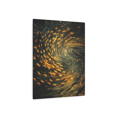 Kazimir Malevich-Inspired Abstract Wildlife Metal Wall Art