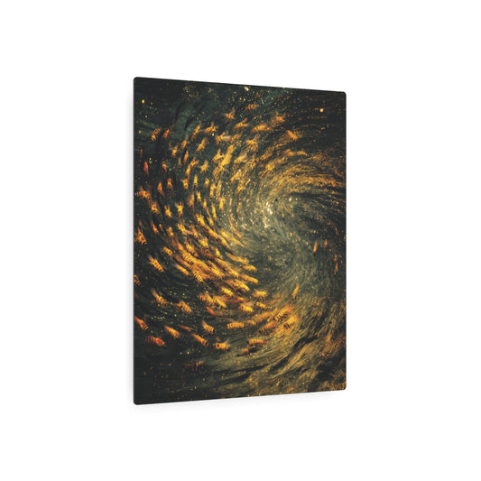 Kazimir Malevich-Inspired Abstract Wildlife Metal Wall Art