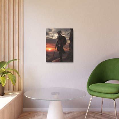 Enchanting Wizard Metal Wall Art - White-bearded, Hooded, Magical Déco